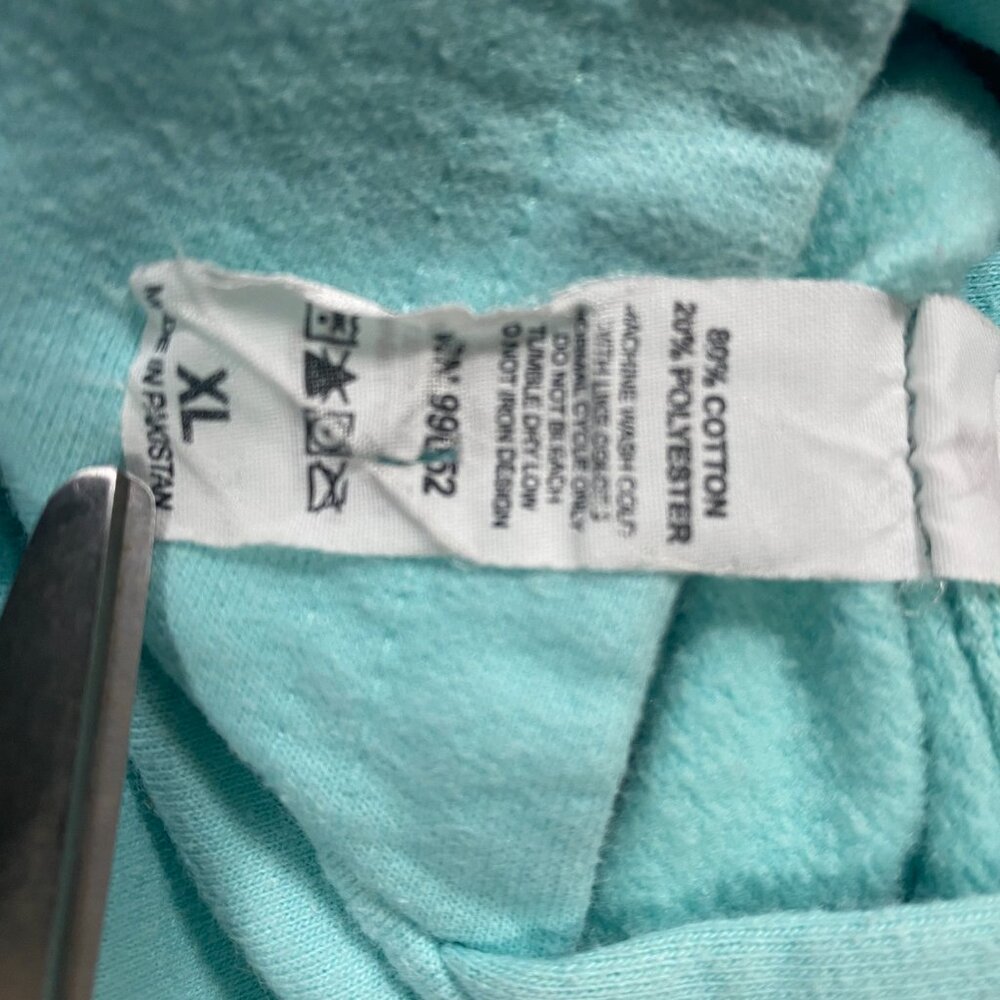 Youth Girl's Hoodie, XL, lovely blue/green color, "SEASIDE!" - Picture 13 of 13